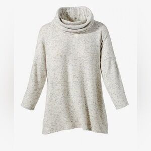 Eileen Fisher Cream Turtleneck Sweater XS